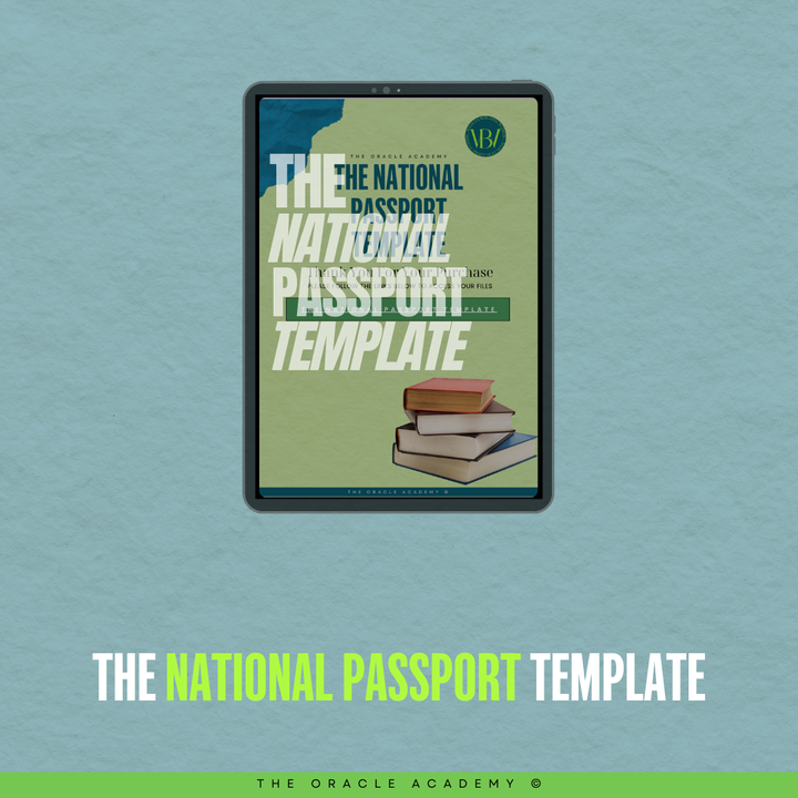 The National Passport Template