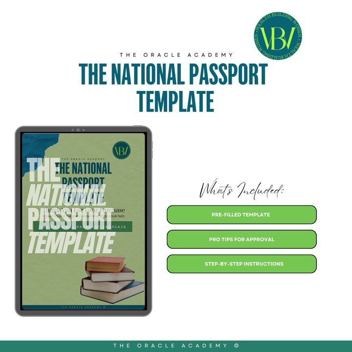 The National Passport Template