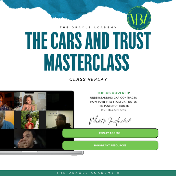 The Cars & Trust Masterclass Replay