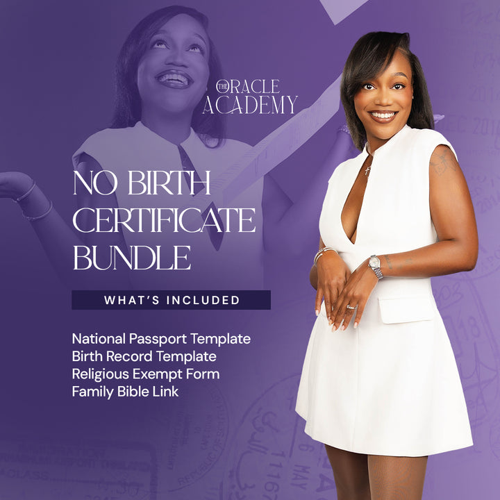 No Birth Certificate Bundle